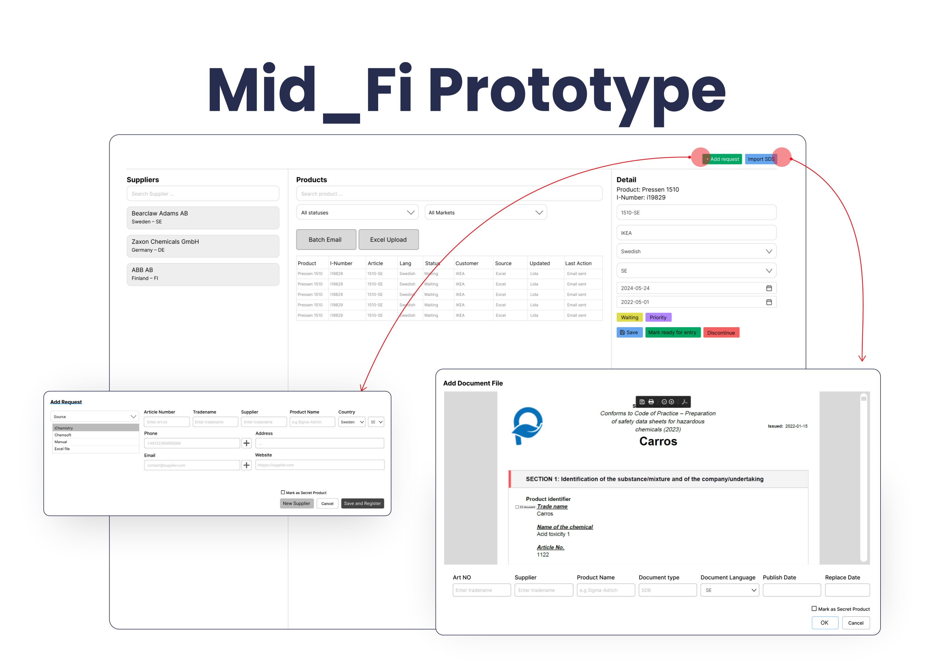 Mid-fi prototype