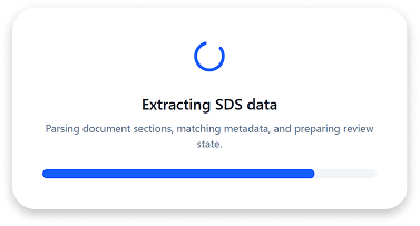 Final UI: extraction feedback